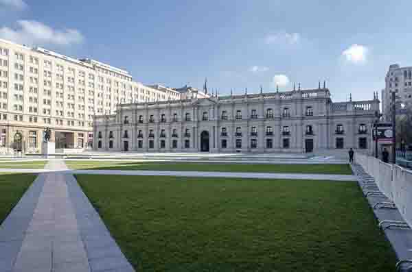 100 - Chile - Santiago de Chile - palacio La Moneda